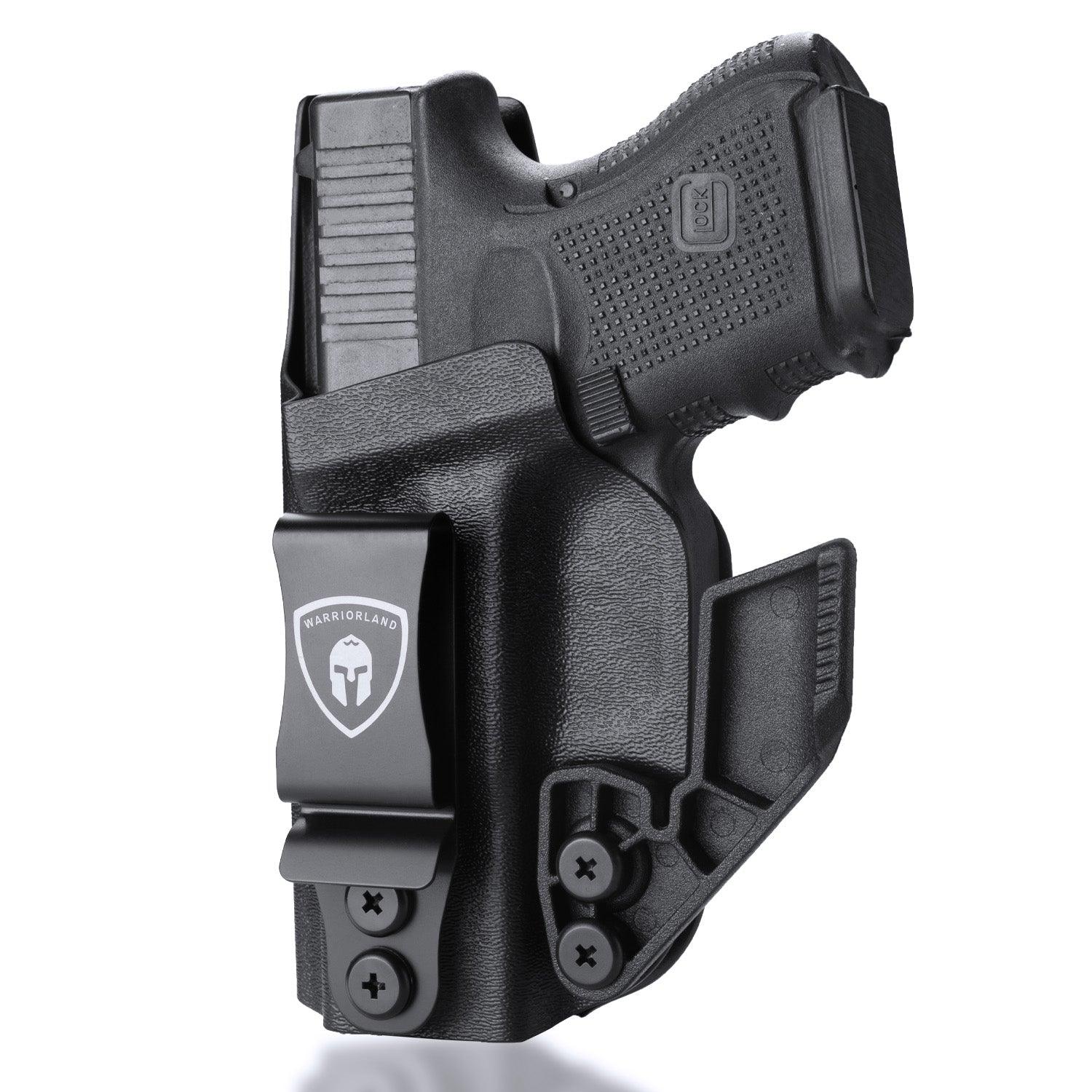 IWB Kydex Holster with Claw for Glock 26, Optic Ready Holster, Metal Belt Clip, 0.06 inch Kydex | Right/Left Hand WARRIORLAND