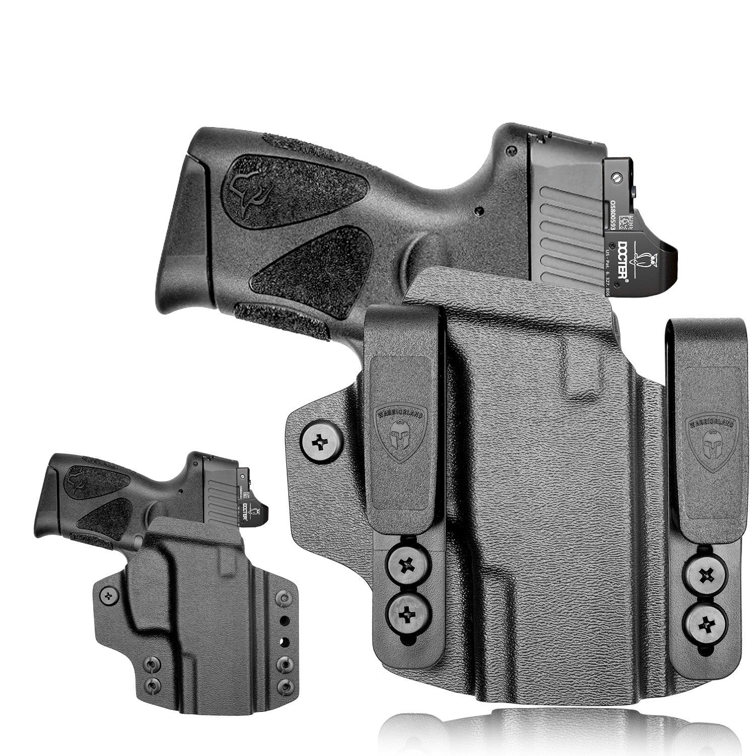 Taurus G2C Taurus G2S Taurus G3C Taurus G3C TORO Taurus G3 Taurus PT111 Millennium G2 Taurus PT140 Millennium G2 IWB & OWB Convertible Holster,Optic Ready, Adj Ride Height,Right Hand | Warriorland WARRIORLAND