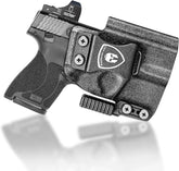 IWB Kydex Holster with Claw Attachment and Optic Cut Fit Smith & Wesson M&P Shield 9mm / .40 Pistol, Inside Waistband Appendix Carry M&P Shield 9mm Holster, Adj. Cant & Retention, Right|WARRIORLAND WARRIORLAND