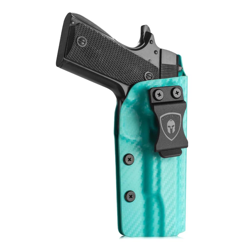 Colorful Carbon Fiber Kydex 1911 .45 ACP Pistol No Rail IWB Tactical Holster | Right Hand | WARRIORLAND WARRIORLAND