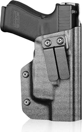 IWB Kydex Holster for Glock 19 with TLR6, Fit Glock 17/19 Gen 3-5, 23/32 Gen 3-4& 19X/ 44/45, Inside Waistband Conceal Carry, Adj. Cant & Retention, Right Hand.