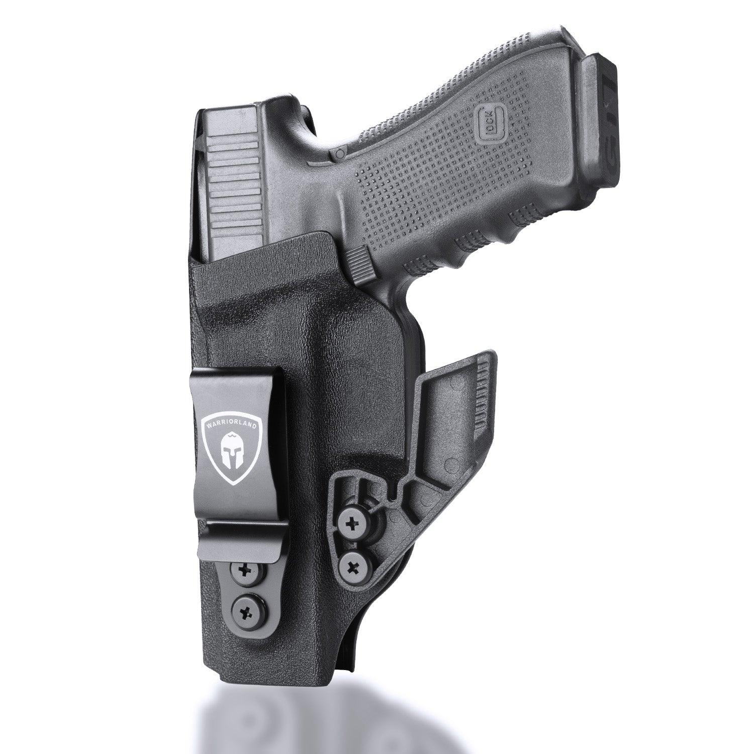 Glock 17 IWB Kydex Holster with Claw, Metal Belt Clip - Optic Ready, 0.06 inch Kydex | Right/Left Hand WARRIORLAND
