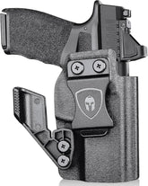 WARRIORLAND IWB Kydex Holster Optic Cut & Claw Compatible with Springfield Hellcat Pro, Inside Waistband Conceal Carry, Adj. Cant and Retention, Right Hand.