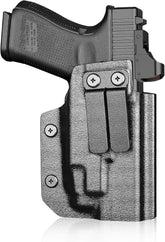 IWB Kydex Holster for Glock 19 with TLR7/ TLR7A, Fit Glock 17/19 Gen 3-5, 23/32 Gen 3-4 & 19X/ 44/45, Inside Waistband Conceal Carry, Optic Cut, Adj. Cant & Retention, Right Hand.