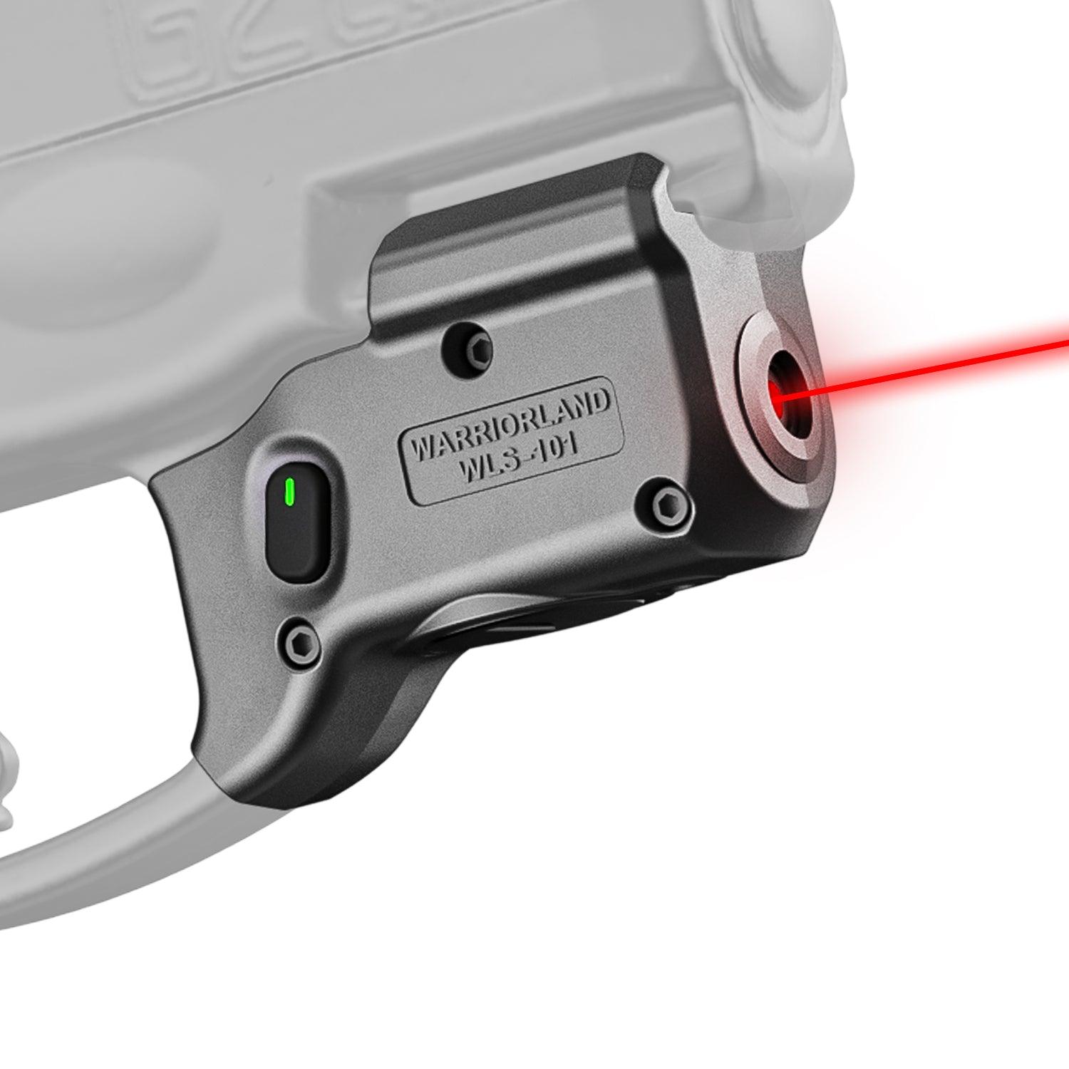 WARRIORLAND Red Laser Sight Tailored Fit Taurus G2C /G3C / PT111 Millennium G2 / PT140/Taurus G3, Ultra Compact G2C Beam Sight, Gun Sight with Ambidextrous On/Off Switch & Power Indicator, WLS-101 WARRIORLAND