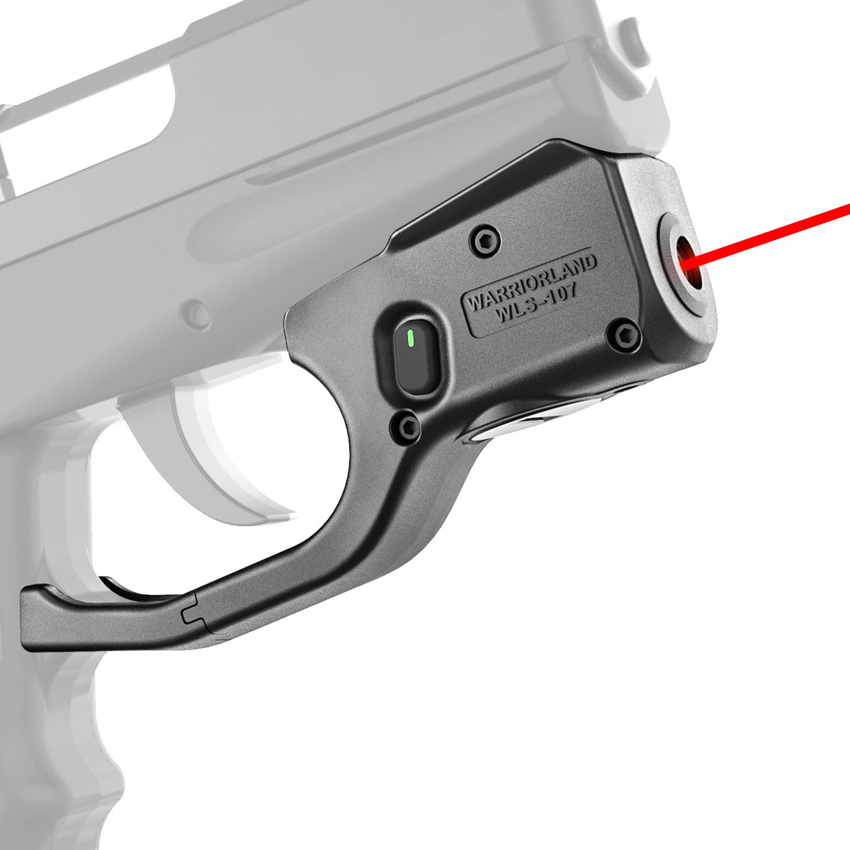 Red Laser Sight Tailored Fit SCCY Gun Sight with Ambidextrous On/Off Switch & Power Indicator, WLS-107|WARRIORLAND WARRIORLAND