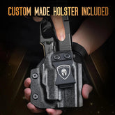 IWB Kydex Right Hand Holster(Only) Fit Glock 43X MOS & WLS-100.