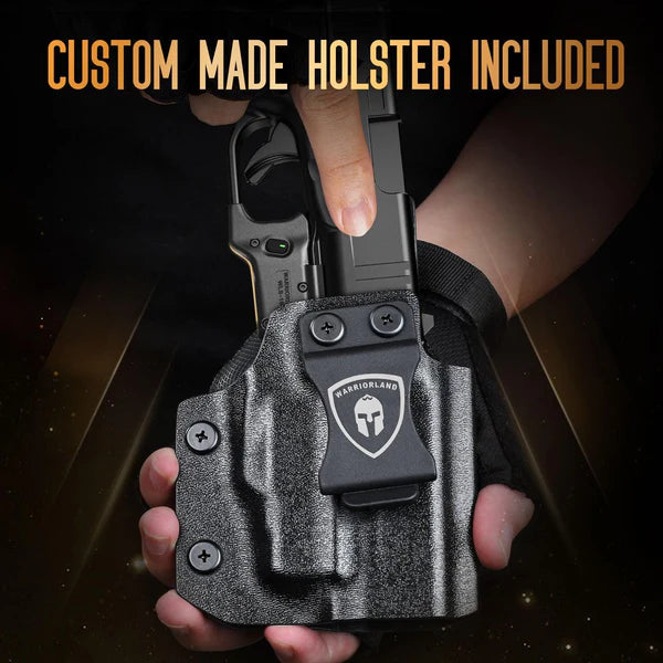 IWB Kydex Right Hand Holster(Only) Fit Glock 43X MOS & WLS-100.