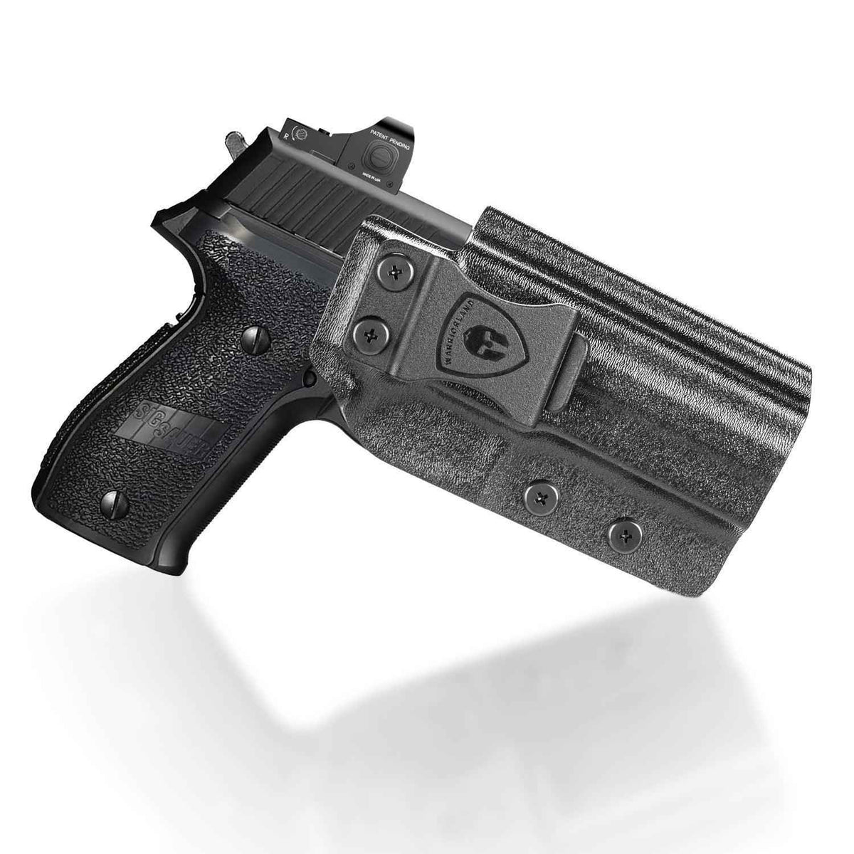 P226 Holster IWB Kydex Holster Optics Cut for P226 LEGION'' Barrel, Inside Waistband Appendix Concealed Carry Holster P226, Adj. Cant & Posi-Click Retention, Right Hand/Left Hand Optional