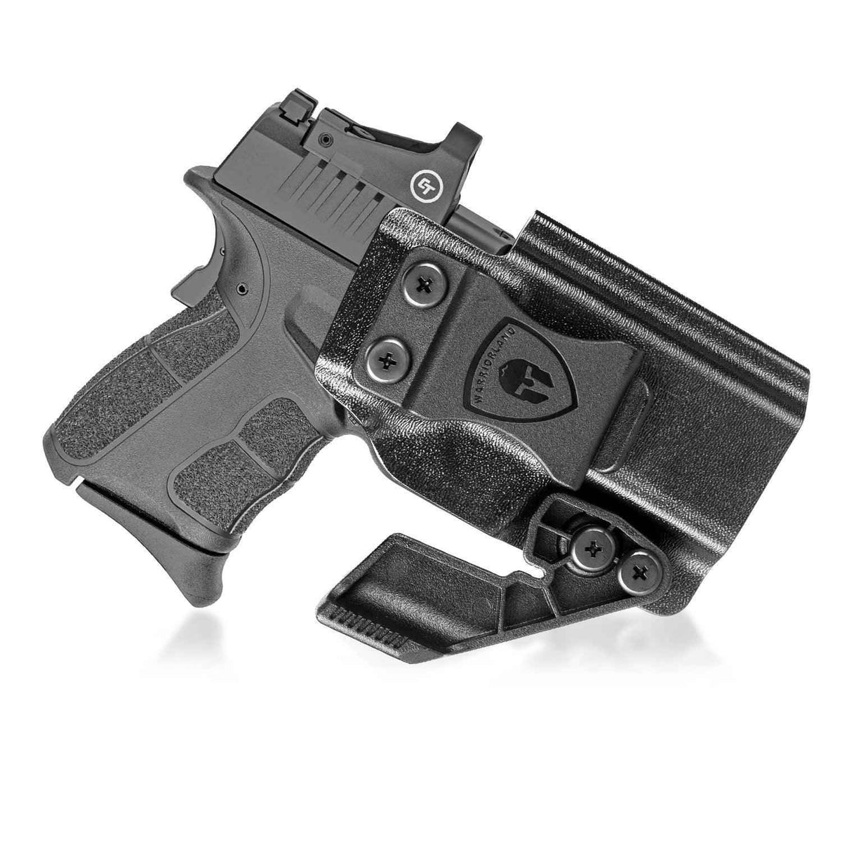 Springfield XD-S 3.3'' Holster IWB KYDEX Holster with Claw Optics Cut for Springfield XDS 3.3/XD-S MOD.2", Inside Waistband Appendix Carry Holster XDS, Adjustable Cant & 'Posi-Click' Retention, Right Hand |WARRIORLAND