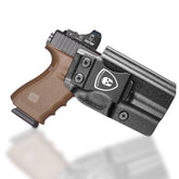 G23 Holster IWB Kydex Holster Optics Cut Fit G23 Gen 1-5 Pistol, Inside Waistband Appendix Carry G23 Gen 5 9mm Holster, Adj. Retention & Cant, Right Hand/Left Hand Optinal|WARRIORLAND WARRIORLAND