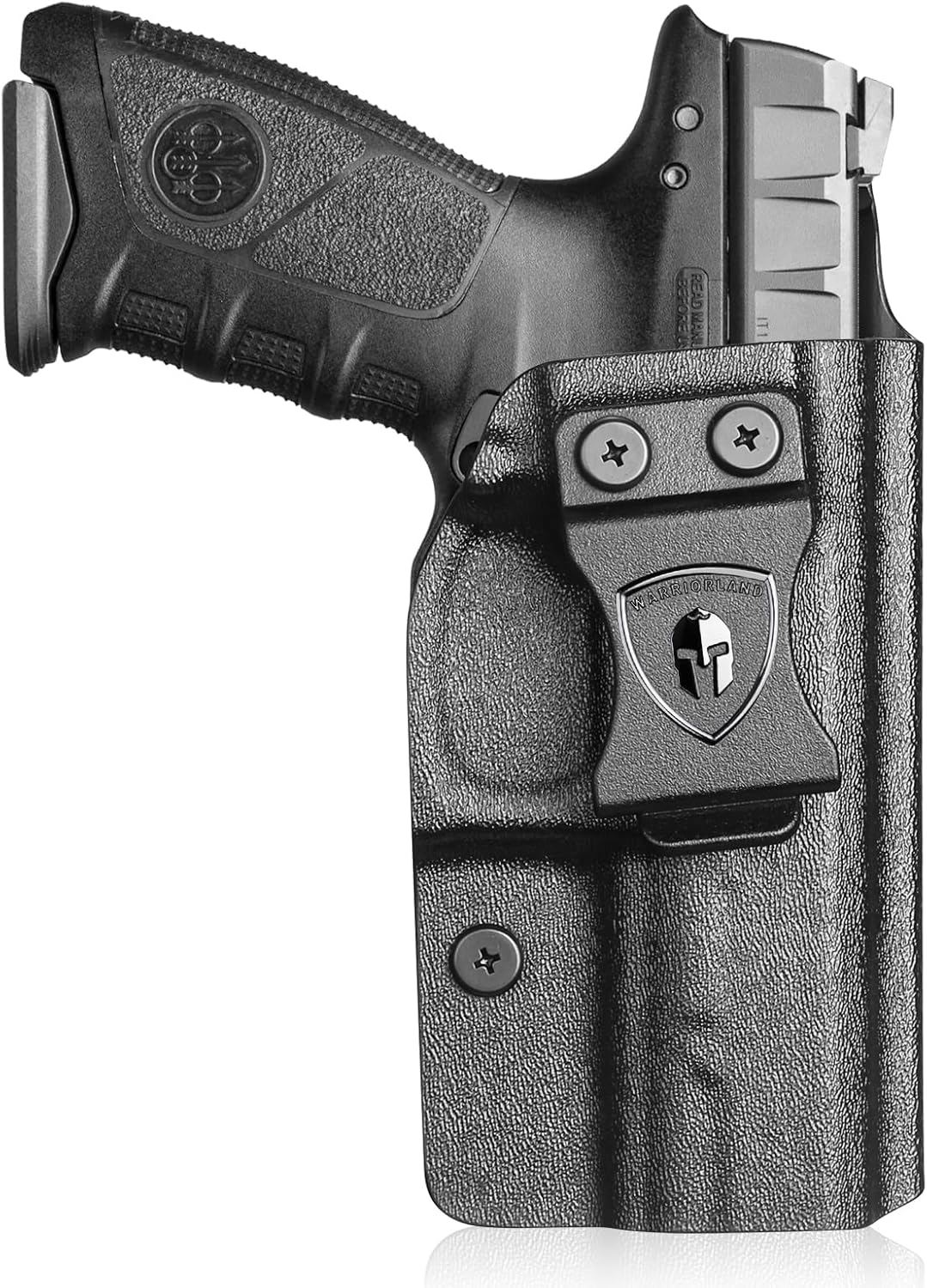 WARRIORLAND IWB Kydex Holster Compatible with Beretta APX Full Size Adjustable Cant & Retention Concealed Carry Posi-Click Lock Right Hand.