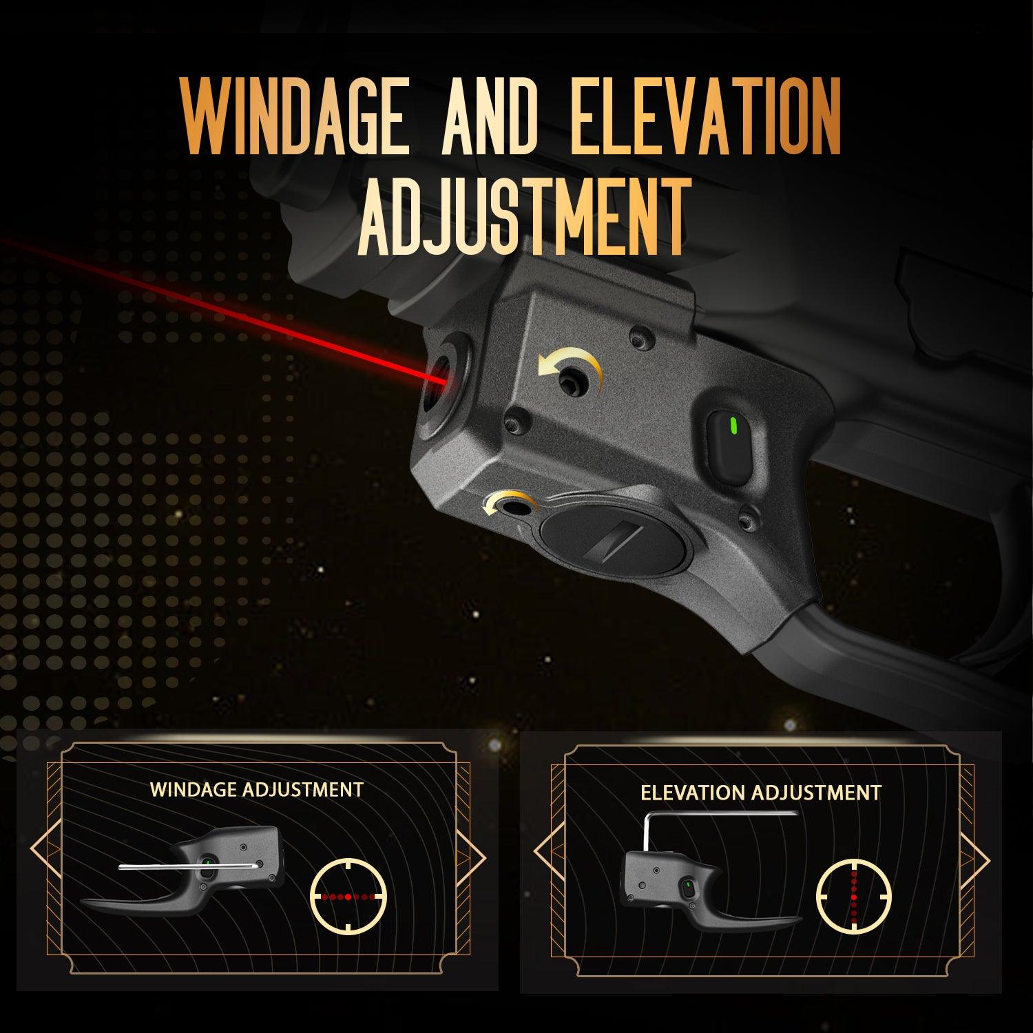 WARRIORLAND Red Laser Sight Fit M&P 9mm / 380 Shield EZ with Kydex Holster, First Red Beam Sight with Power Indicator, M&P 9mm Shield EZ Laser with IWB Holster, WLS-159 w/MP Shield 9 EZ Holster WARRIORLAND