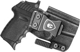 IWB Kydex Holster with Claw Attachment and Optic Cut Fit SCCY CPX-1 & CPX-2 GEN 1-2 Pistol - Not Fit GEN 3, Inside Waistband Appendix Carry SCCY Holster, Adj. Cant & Retention, Right Hand|WARRIORLAND WARRIORLAND