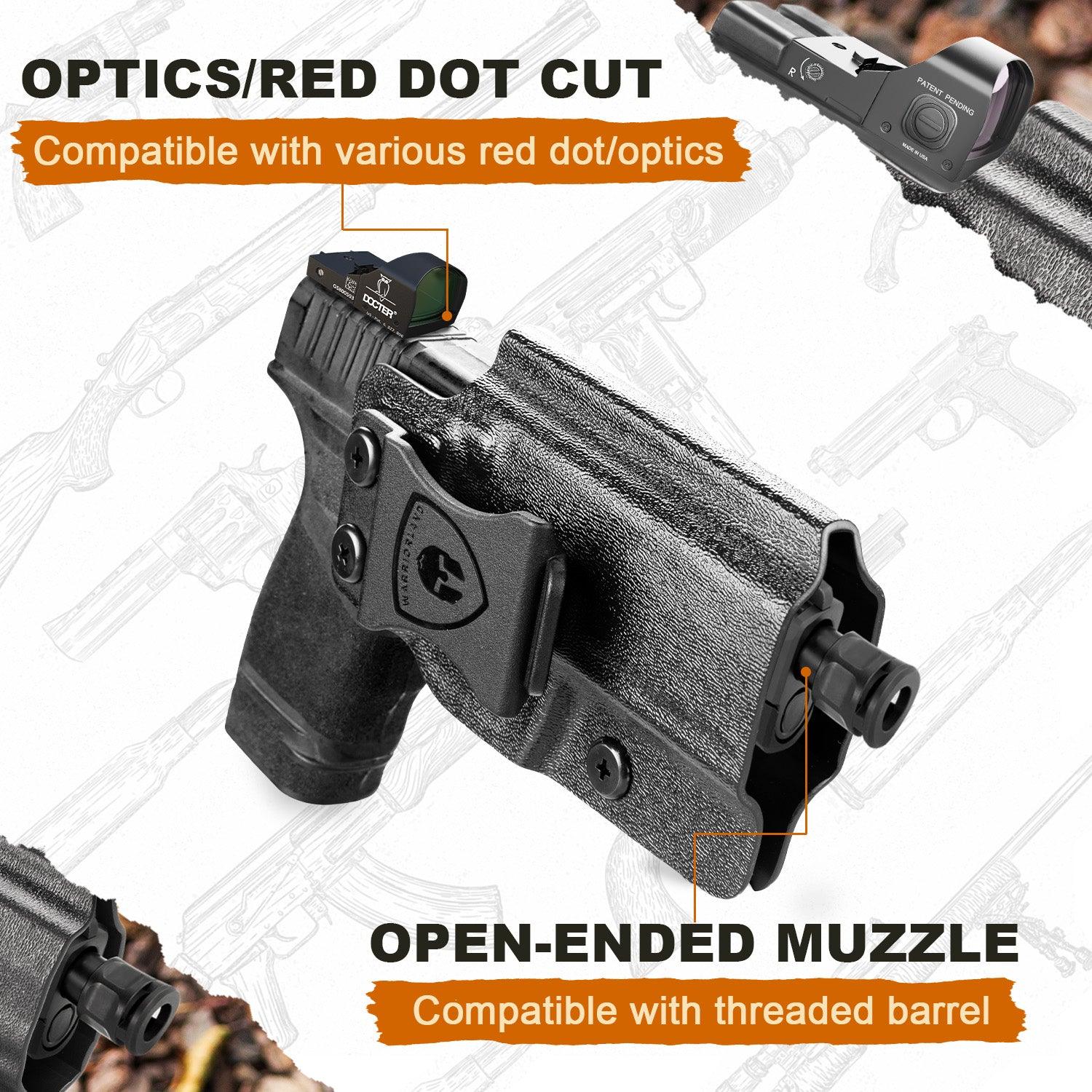 Springfield Hellcat Pro Holster IWB Kydex Holster ,Adj. Retention & Cant, Right/Left Hand Optional|WARRIORLAND WARRIORLAND
