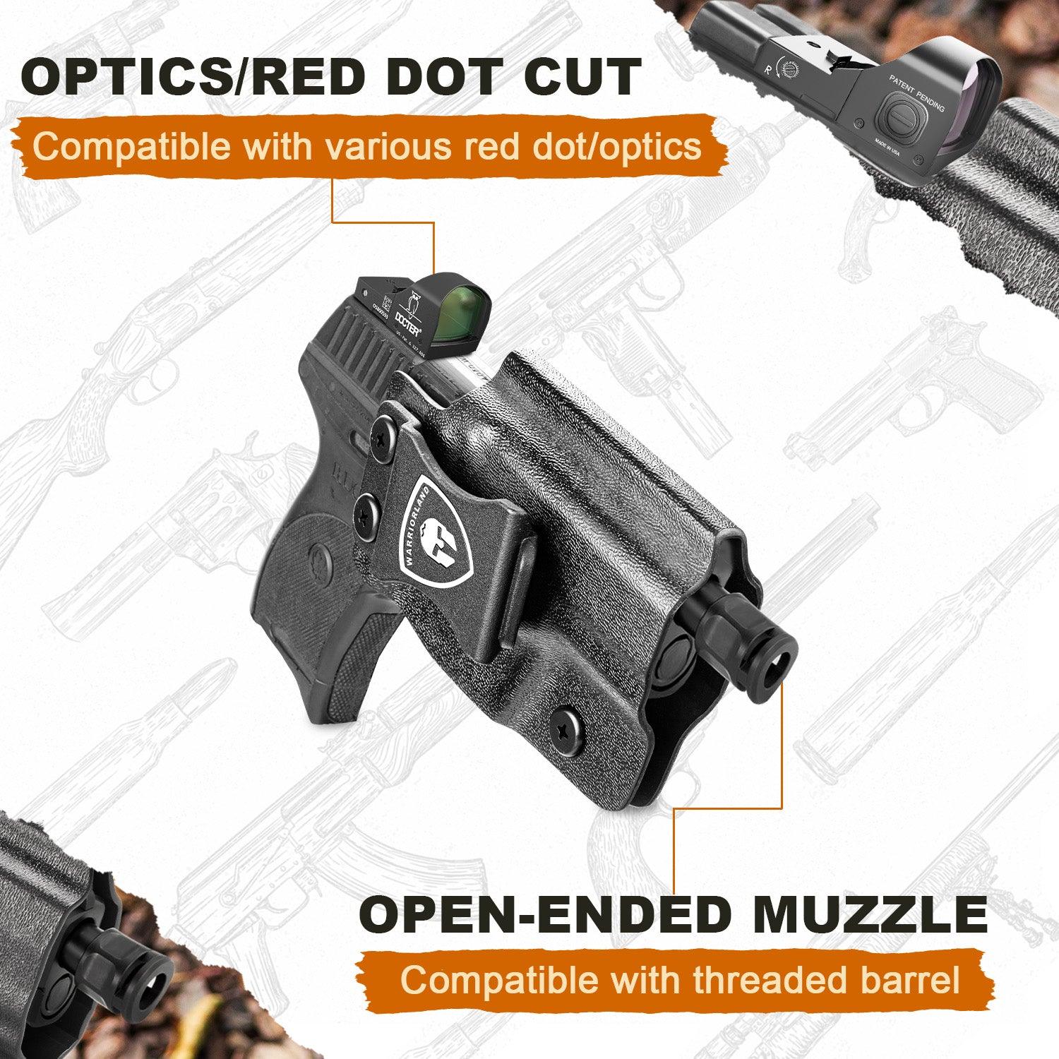 Ruger MAX-9 Holster IWB Kydex Holster Optics Cut: Ruger Max 9 Pistol, Inside Waistband Appendix Carry MAX 9mm Holster, Adj. Retention & Cant, Right/Left Hand Optional|WARRIORLAND WARRIORLAND