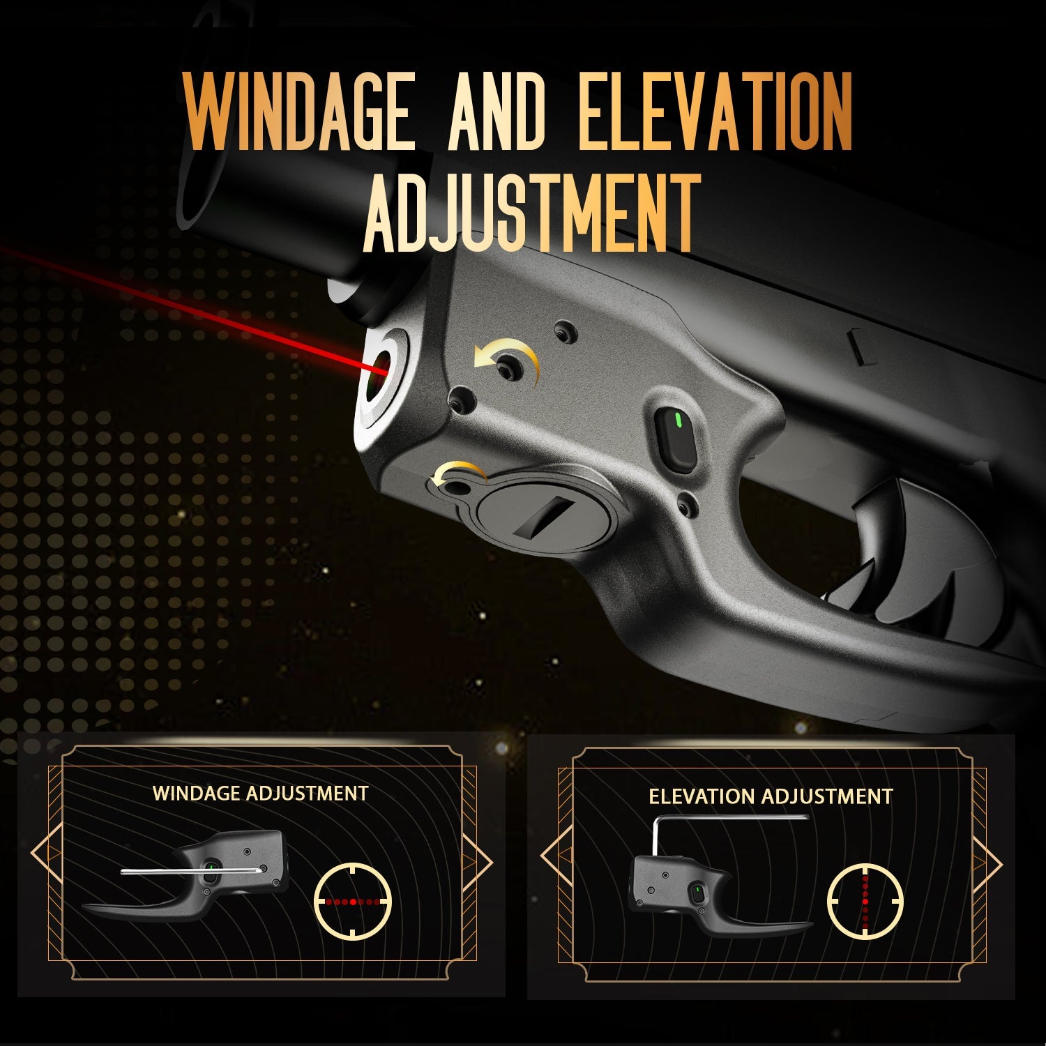 Red Laser Sight Designed to Fit Glock 48 with Holster Combo, Red Beam Sight with Power Indicator, Custom-Made IWB Kydex Holster Right Hand, WLS-105 w/ G48 Holster WARRIORLAND