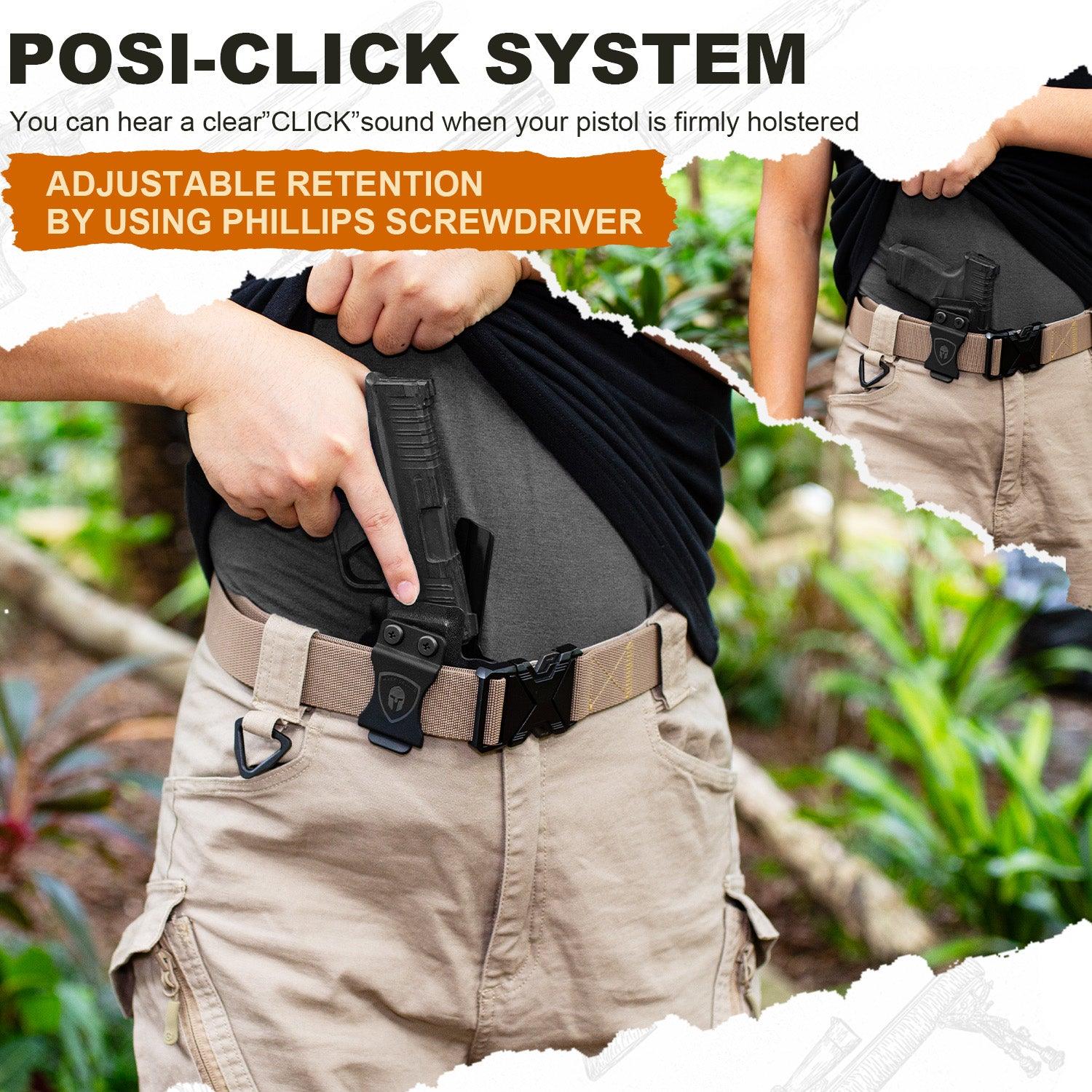 Springfield Hellcat Pro Holster IWB Kydex Holster ,Adj. Retention & Cant, Right/Left Hand Optional|WARRIORLAND WARRIORLAND