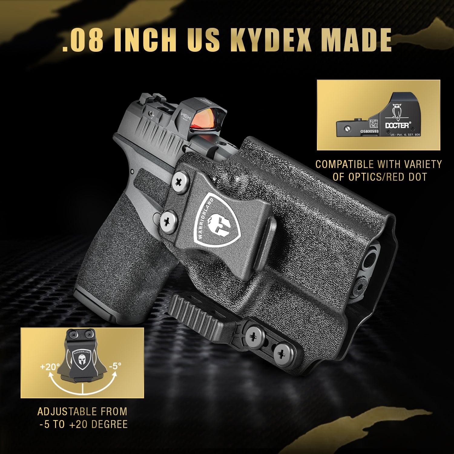 Hellcat Pro Holster IWB KYDEX Holster w/Claw & Optic Cut, Right Hand |WARRIORLAND WARRIORLAND