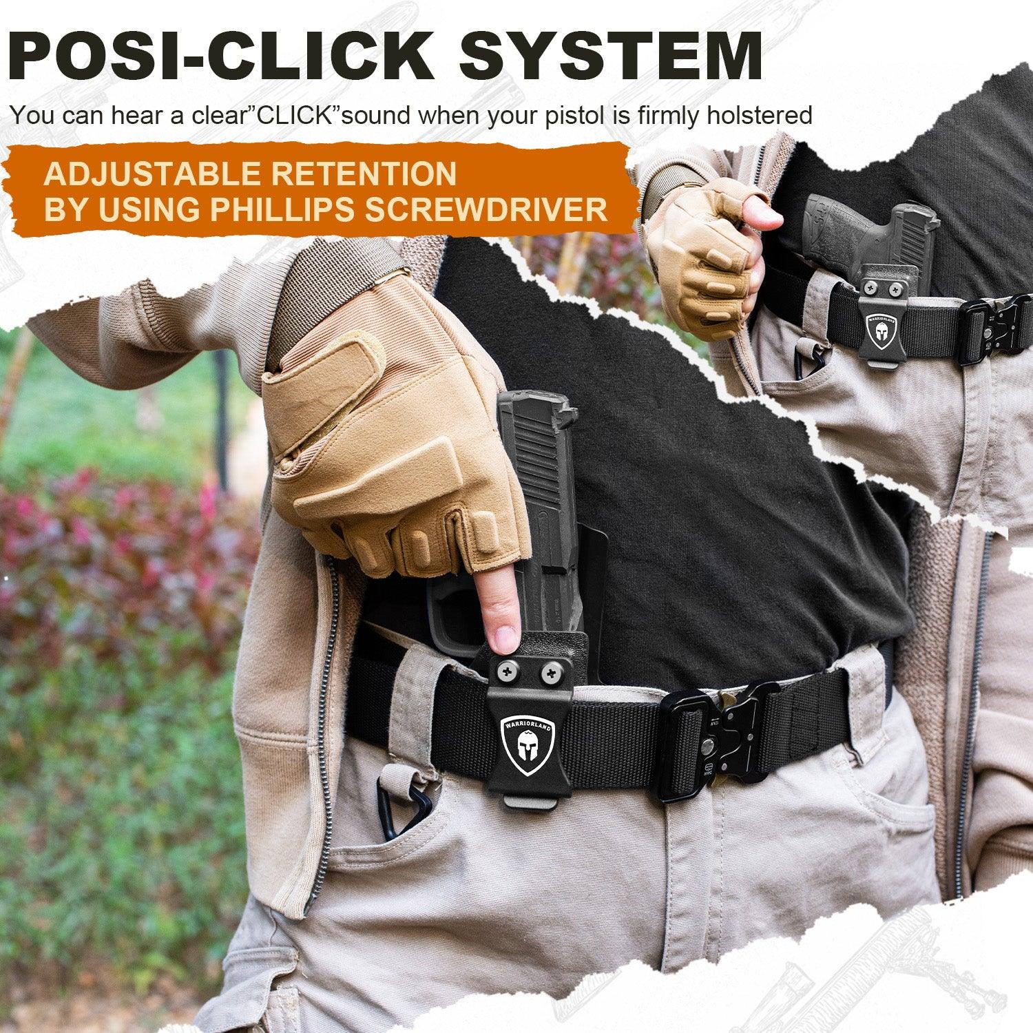 Walther PPS M2 Holster IWB Kydex Holster Optics Cut Fit Walther PPS M2 Pistol, Inside Waistband Appendix Carry PPS M2 Holster, Adj. Retention & Cant, Right Hand|WARRIORLAND WARRIORLAND