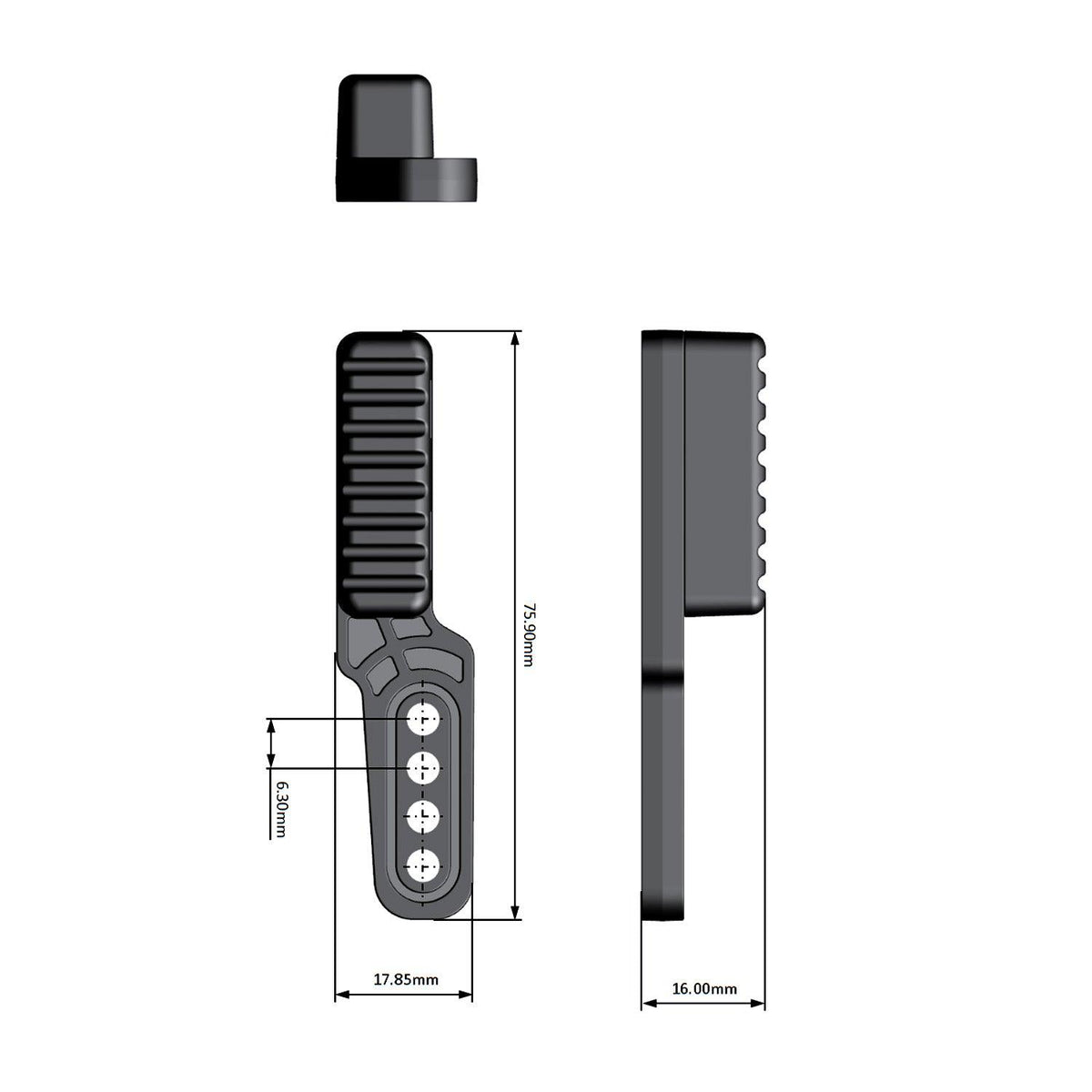 Holster Claw Kit, Light Concealment Wing for IWB Holsters, Kydex Holster Claw with Hardware Kit, Right Hand/Left Hand Combo Claw Kit|WARRIORLAND WARRIORLAND