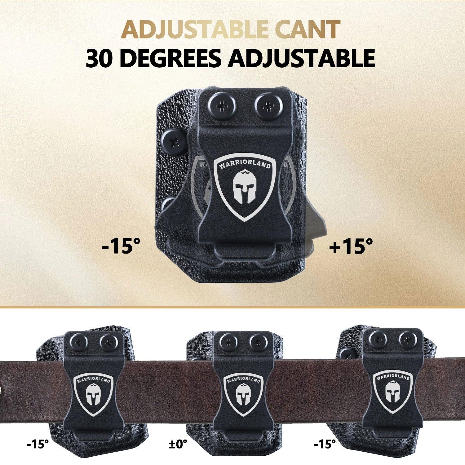 1911 Mag Carrier IWB/OWB .45ACP Single Stack Magazine Holster Fit: 1911 .45ACP Magazine, Right Hand/Left Hand Draw Mag Holder|WARRIORLAND WARRIORLAND