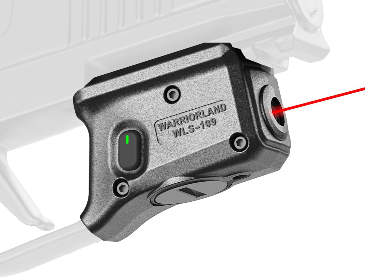 WARRIORLAND Red Laser Sight Tailored Fit P365X Macro Beam Sight, Trigger Guard Laser with Ambidextrous On/Off Switch & Power Indicator, WLS-109 WARRIORLAND