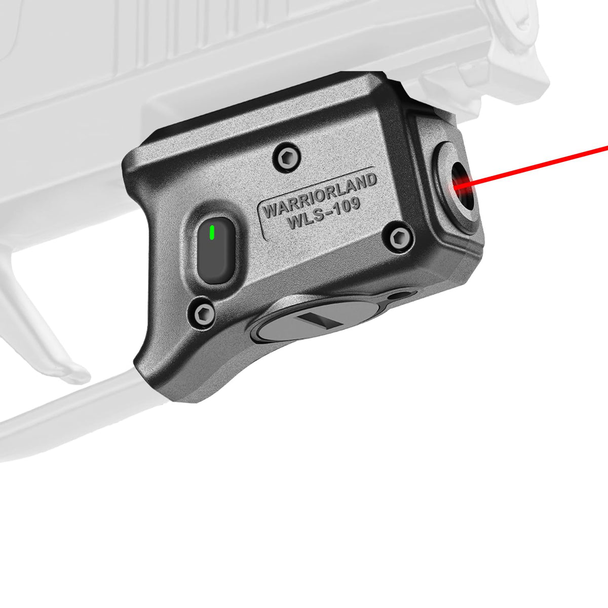 WARRIORLAND Red Laser Sight Tailored Fit P365X Macro Beam Sight, Trigger Guard Laser with Ambidextrous On/Off Switch & Power Indicator, WLS-109 WARRIORLAND