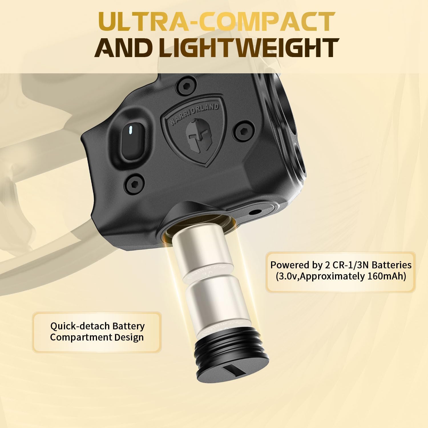WARRIORLAND Pistol Light Laser Combo Fits Taurus G2C /G3C /Millennium PT111 G2 / PT140 G2/Taurus G3, Compact 150-Lumen Trigger & Rail Mounted Tactical Weapon Light with Red Laser & White LED Flashlight, SLL-101 WARRIORLAND