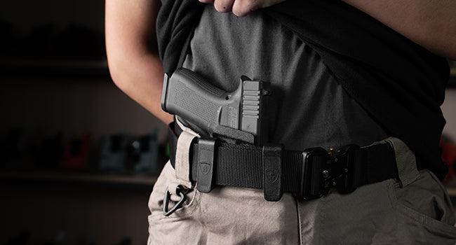 Glock 17 Gen 3-5 & Glock 22/31 Gen 3-4 IWB & OWB Convertible Holster Holsters, Optic Ready, Adj Ride Height,Right Hand | Warriorland WARRIORLAND
