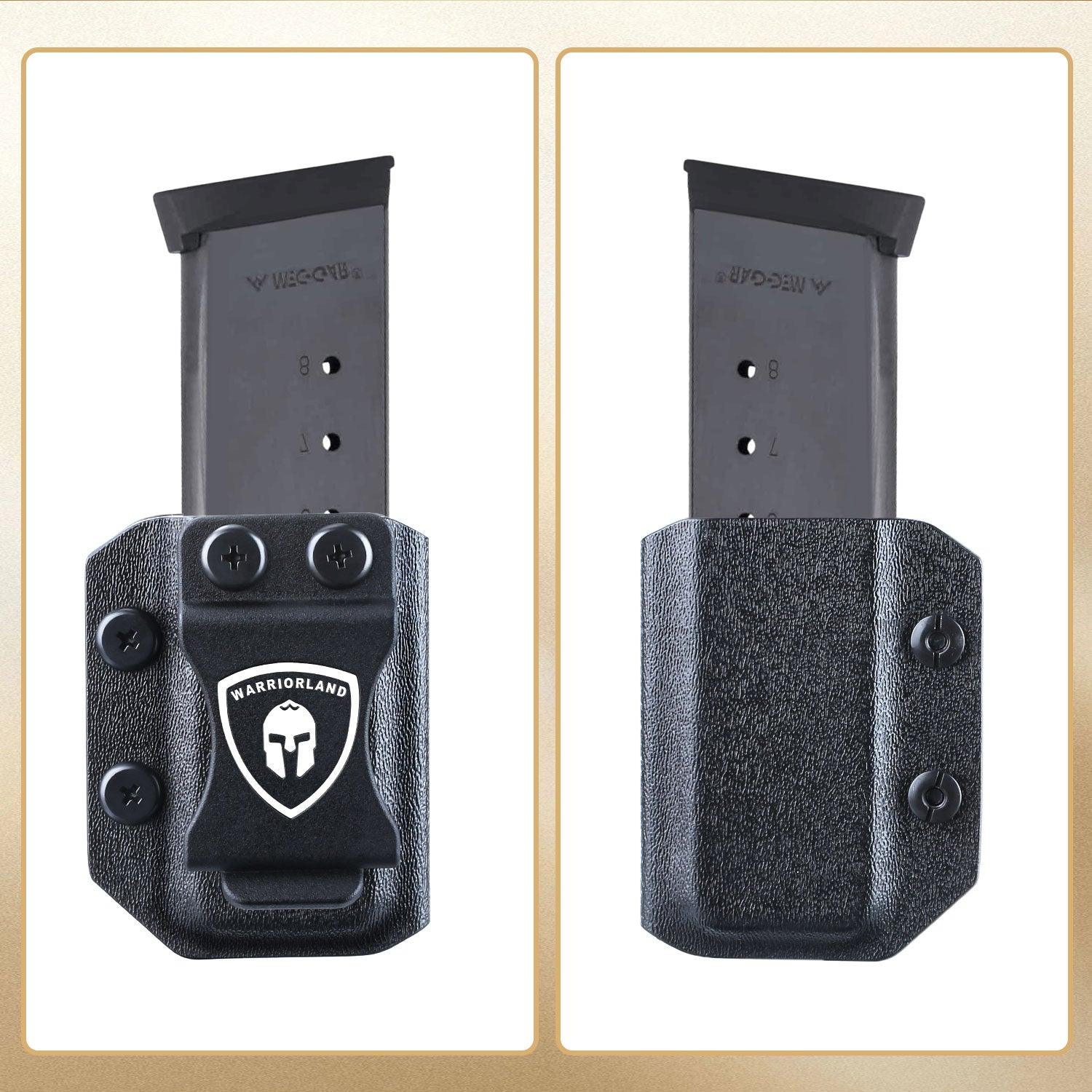 1911 Mag Carrier IWB/OWB .45ACP Single Stack Magazine Holster Fit: 1911 .45ACP Magazine, Right Hand/Left Hand Draw Mag Holder|WARRIORLAND WARRIORLAND