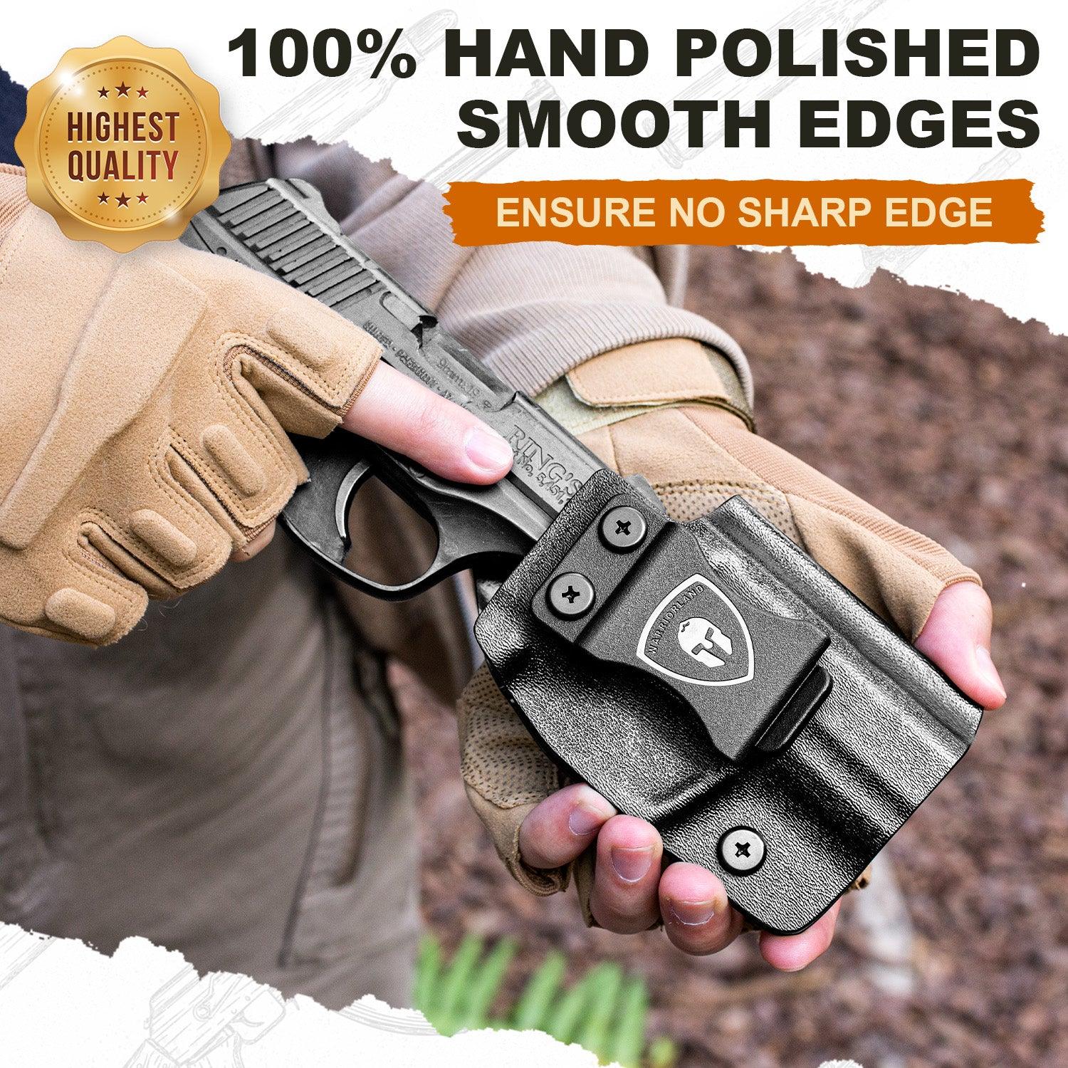 Ruger MAX-9 Holster IWB Kydex Holster Optics Cut: Ruger Max 9 Pistol, Inside Waistband Appendix Carry MAX 9mm Holster, Adj. Retention & Cant, Right/Left Hand Optional|WARRIORLAND WARRIORLAND