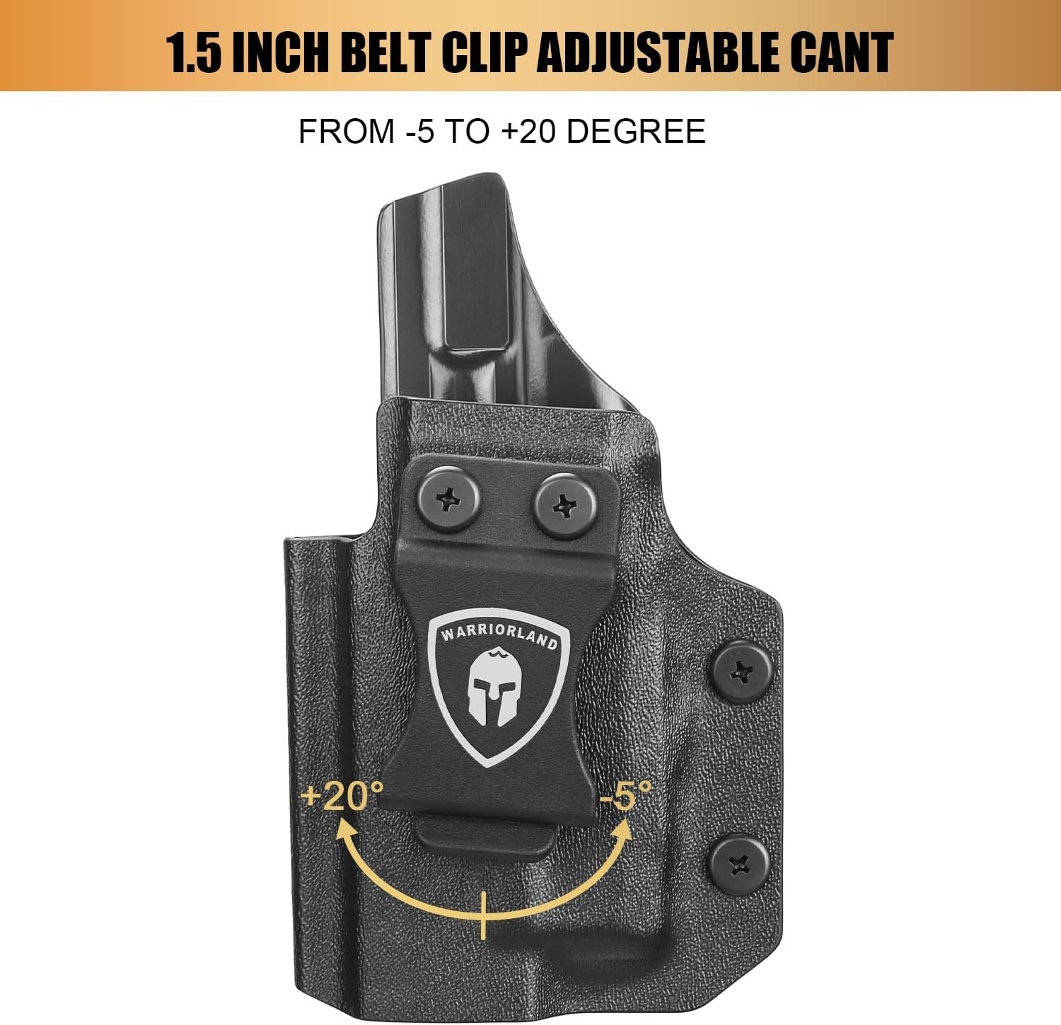 Warriorland Left Hand IWB Holster for Sig P365/P365XL, WLS-103/103G Compatible, Optic Ready Kydex (Holster Only)