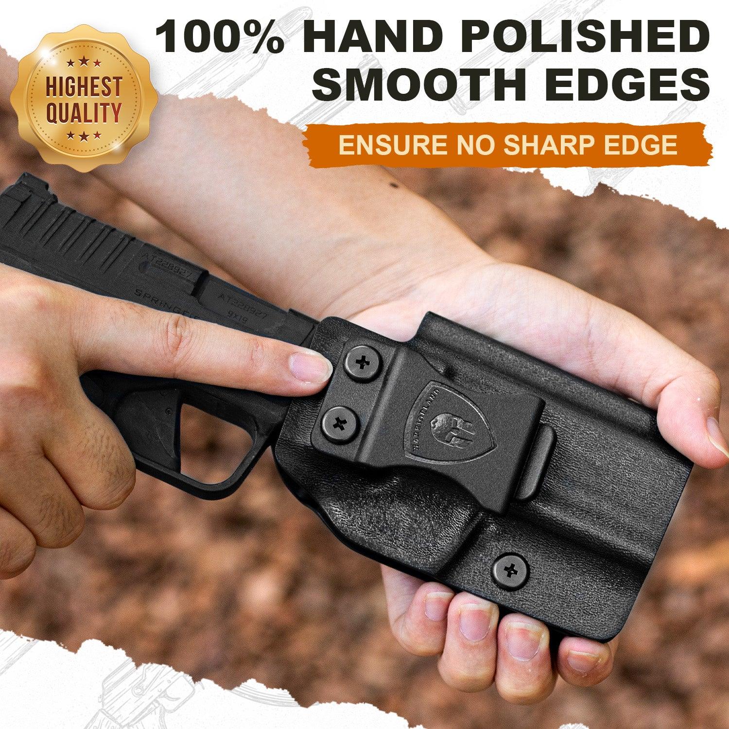 Springfield Hellcat Pro Holster IWB Kydex Holster ,Adj. Retention & Cant, Right/Left Hand Optional|WARRIORLAND WARRIORLAND