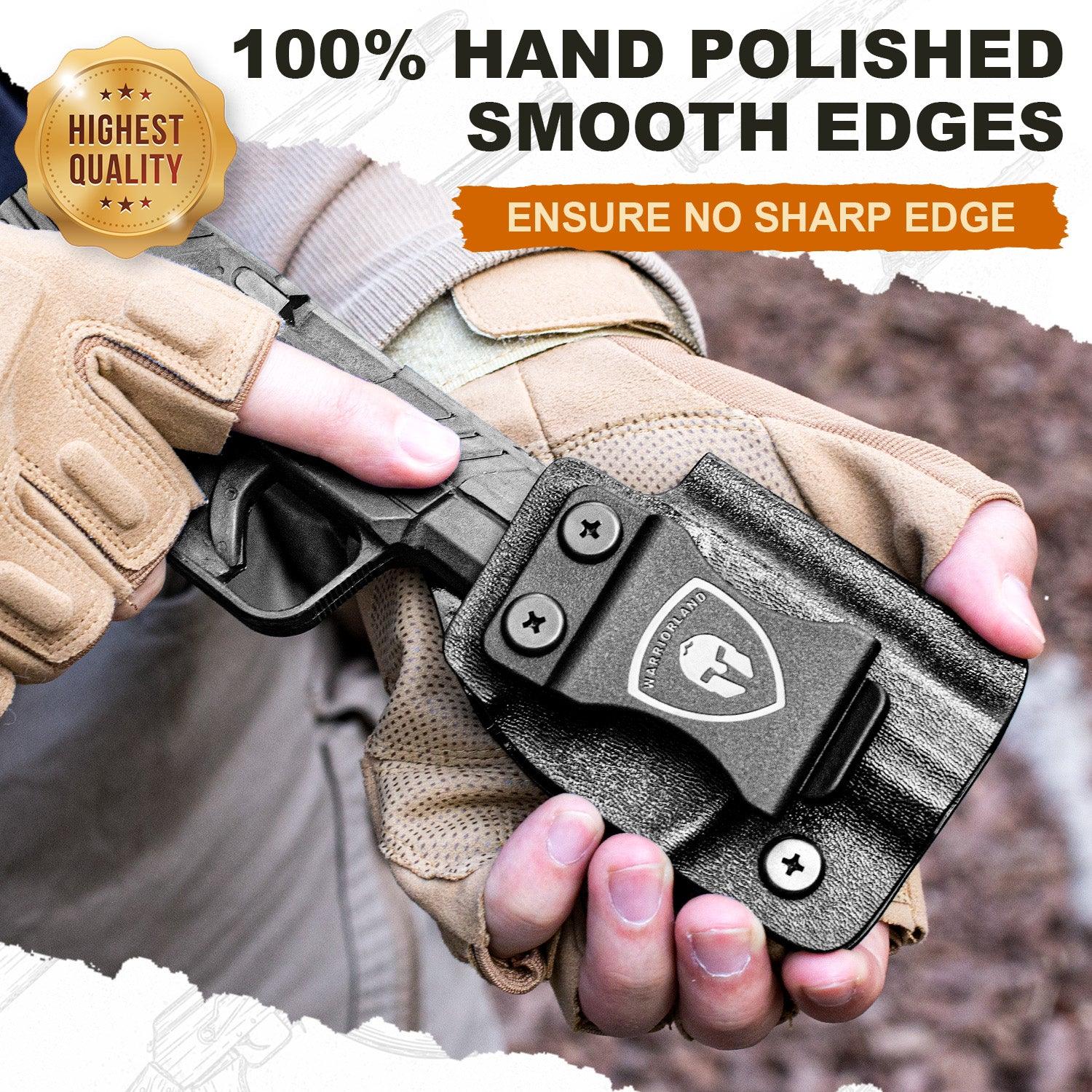 Ruger LCP MAX Holster IWB Kydex Holster Optics Cut: Ruger LCP Max .380 Pistol, Inside Waistband Appendix Carry MAX .380 Holster, Adj. Retention & Cant, Right/Left Hand Optional|WARRIORLAND WARRIORLAND