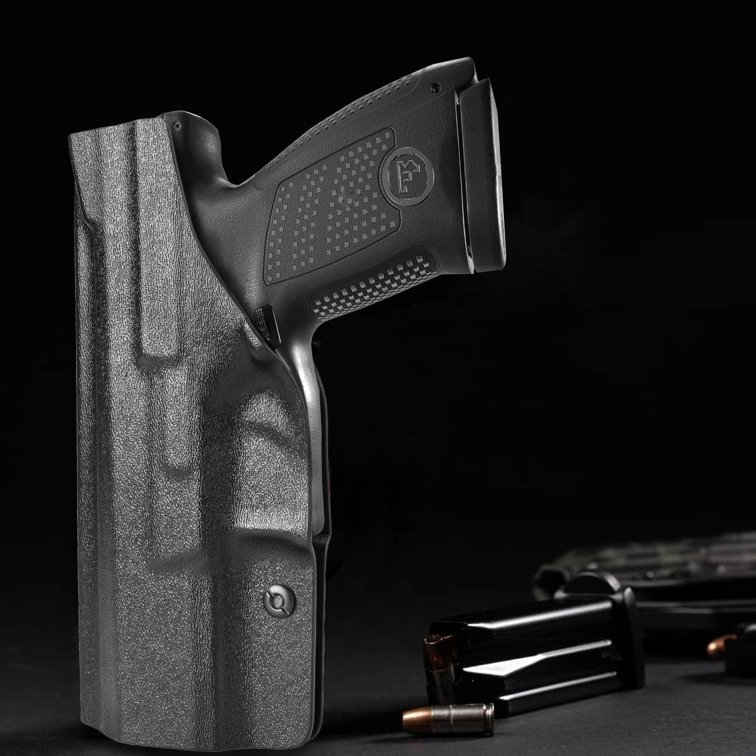 WARRIORLAND Concealed Carry Kydex Holster Fit for CZ P-10 C & CZ P-10 S, Inside Waistband IWB | Adjustable Cant | 'Posi-Click' Retention | Full Length Sweat Guard, Right Hand/Left Hand Option WARRIORLAND