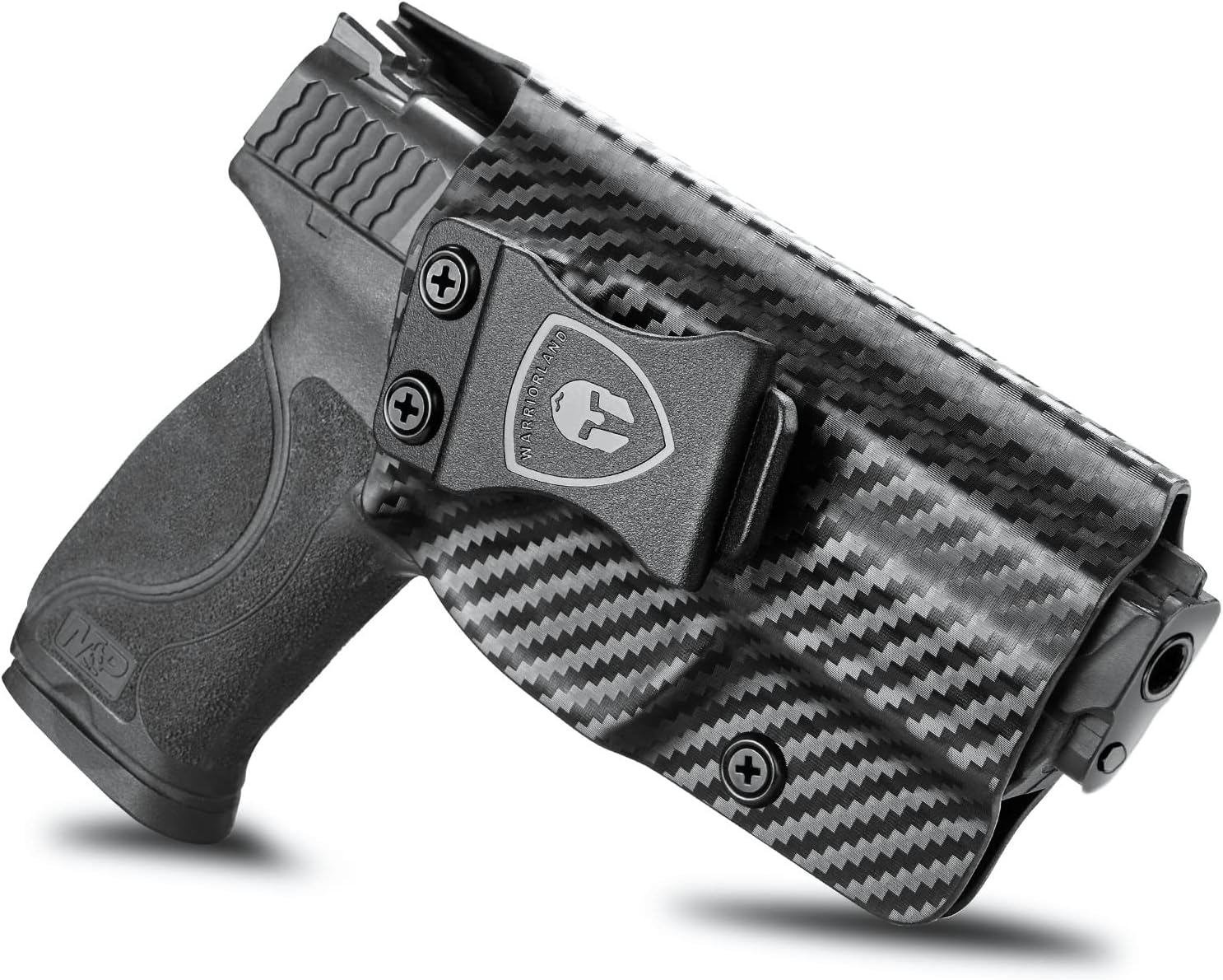 M&P 9mm/.40 Holster, IWB Kydex Holster Fit: S&W M&P 9/.40 Compact/Full Size, M&P 9/.40 M2.0 Full Size Pistol, Not Fit Shield, Inside Waistband Concealed Carry Holster, Adj. Cant & Posi-Click Retention WARRIORLAND