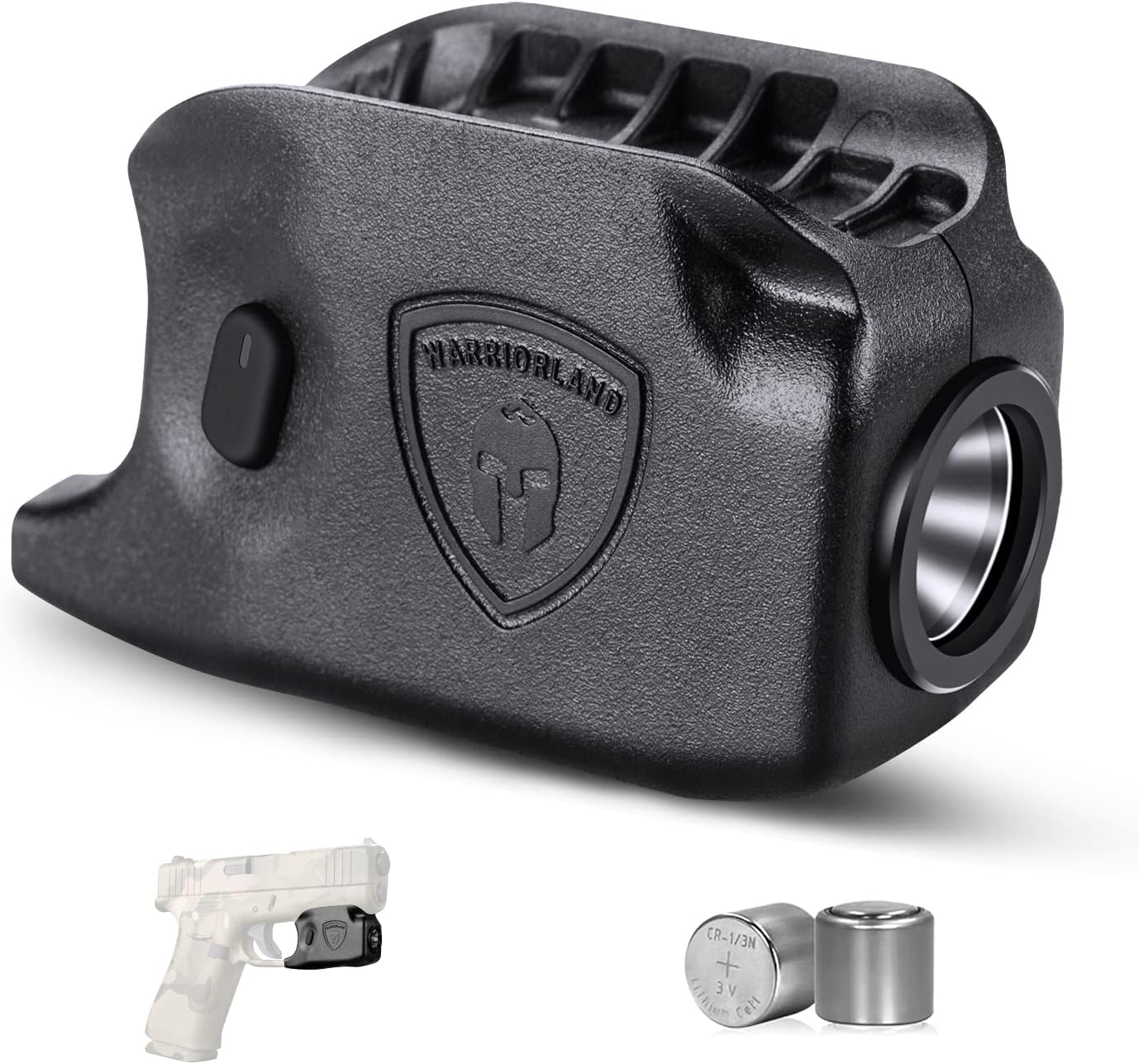 WARRIORLAND Mini Gun Light Compatible with Glock 42 / G43 / G43X (Not Fit G43X MOS) / G48(Not Fit G48 MOS), 150 Lumens G42/43/43X/48 Handgun Light, LED Tactical Light G42/43/48 SL-1 WARRIORLAND