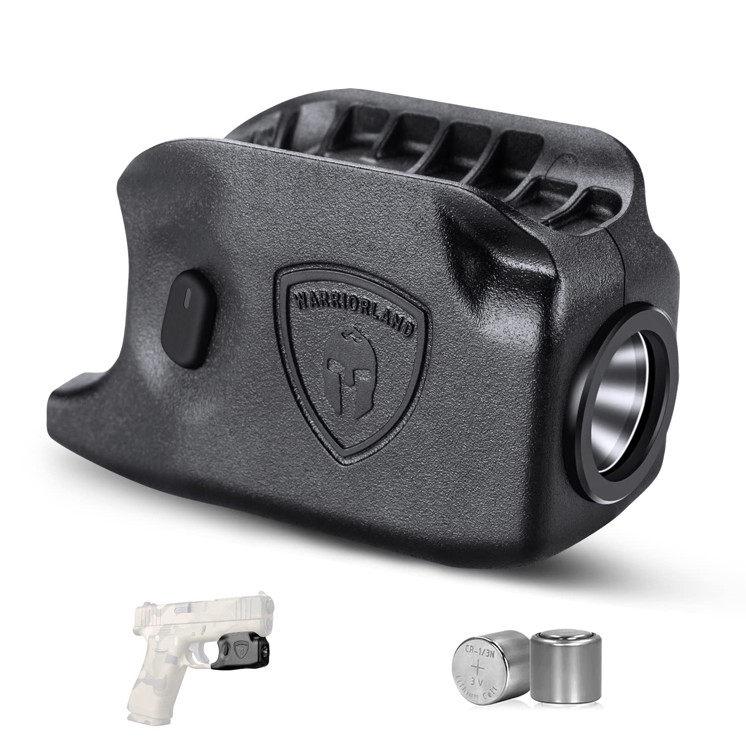 WARRIORLAND Mini Gun Light Compatible with Glock 42 / G43 / G43X (Not Fit G43X MOS) / G48(Not Fit G48 MOS), 150 Lumens G42/43/43X/48 Handgun Light, LED Tactical Light G42/43/48 SL-1 WARRIORLAND