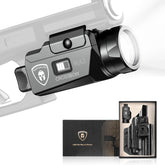 WARRIORLAND MA2 Pistol Light with Holster Fit for M&P 9MM M2.0 3.6"/4.0"/4.25" Barrel, 800-lumen LED Weapon Light Pistol Flashlight & Right-Hand IWB Holster, Rechargeable | Screen Power Indicator โWARRIORLAND