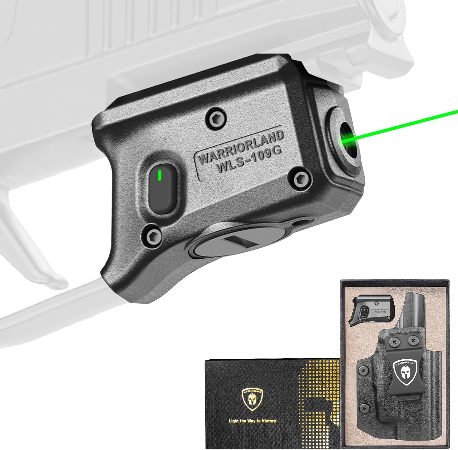 WARRIORLAND Green Laser Light and Holster Fit for Sig P365X-Macro
