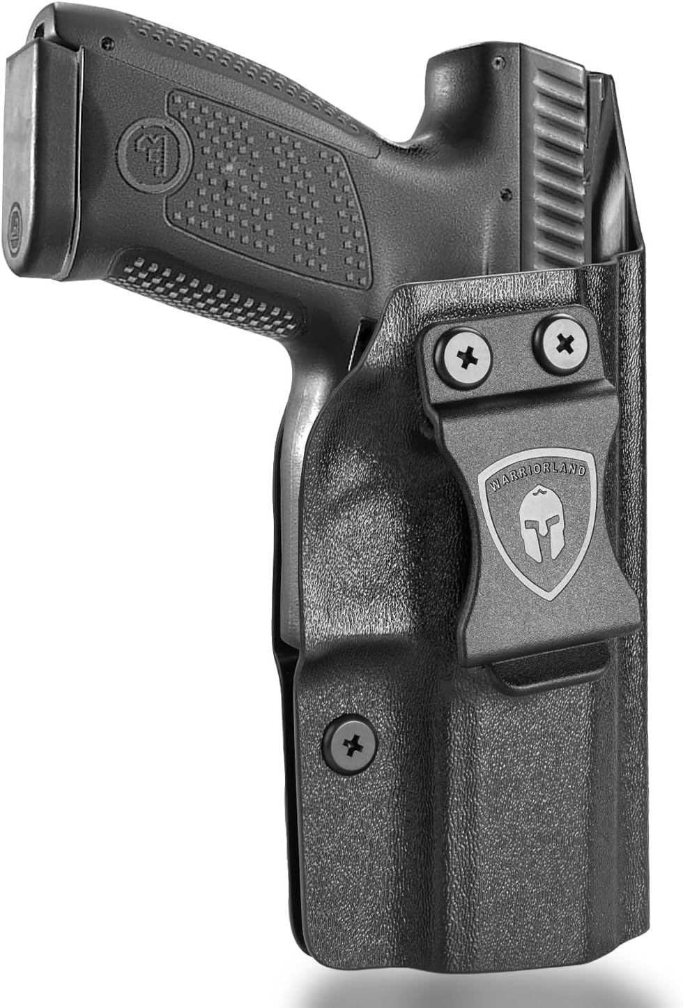 WARRIORLAND Concealed Carry Kydex Holster Fit for CZ P-10 C & CZ P-10 S, Inside Waistband IWB | Adjustable Cant | 'Posi-Click' Retention | Full Length Sweat Guard, Right Hand/Left Hand Option WARRIORLAND