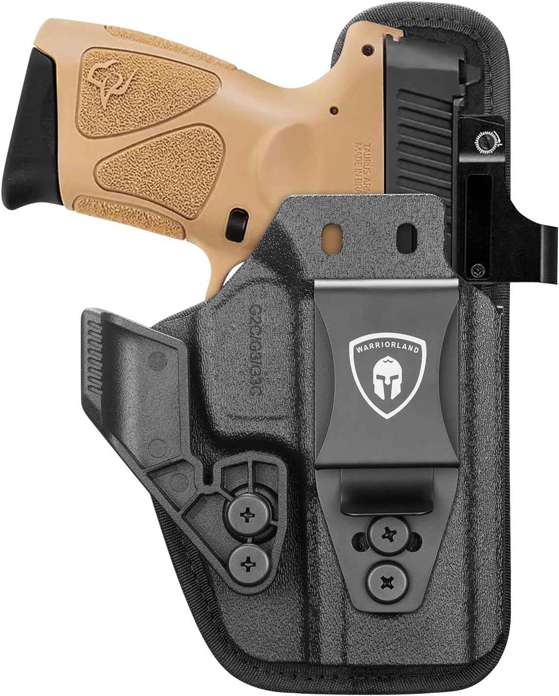 Taurus G2C / G3C / G3 / G2s / GX4 Carry / PT111 G2 / PT140 G2 IWB Hybrid Holster - WARRIORLAND Optic-Cut Right-Hand Concealed Carry, Adj. Height/Cant/Retention, Ultimate Comfort