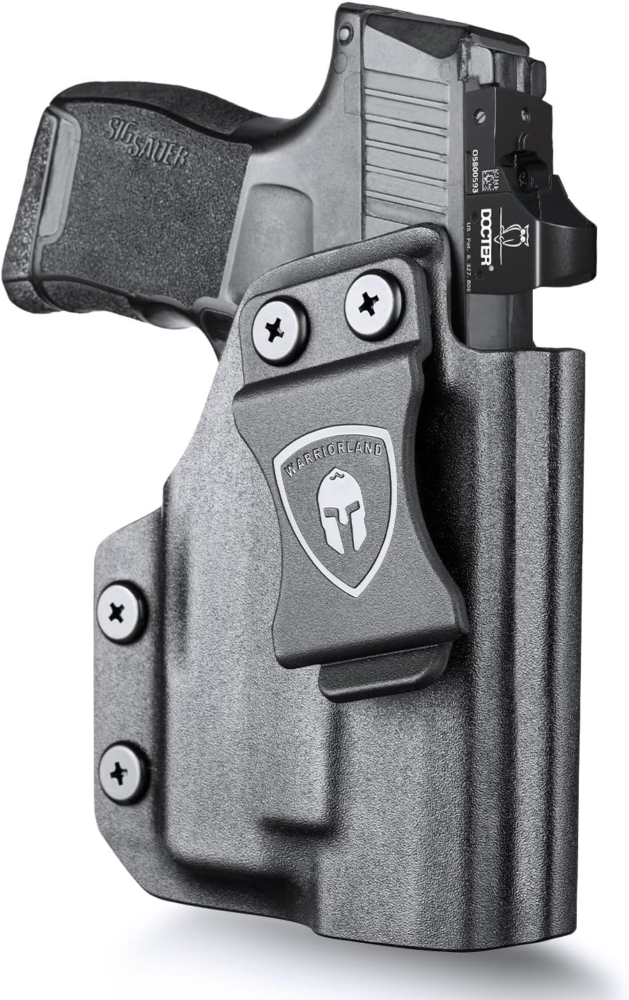 WARRIORLAND IWB Kydex Holster Compatible with Sig Sauer P365/P365X/P365 SAS/P365XL w/TLR-6/6 HL / 6 HL G, Inside Waistband Concealed Carry, Adj. Cant & Retention, Optic Cut,Right Hand WARRIORLAND