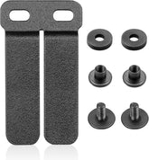 WARRIORLAND IWB & OWB Gun Holster Belt Clip, 1.5/1.75 Inch Adjustable, with Metal Washers, Screws, Slotted Binding Posts – Fits Holsters & Knife Sheaths 1 Pack WARRIORLAND