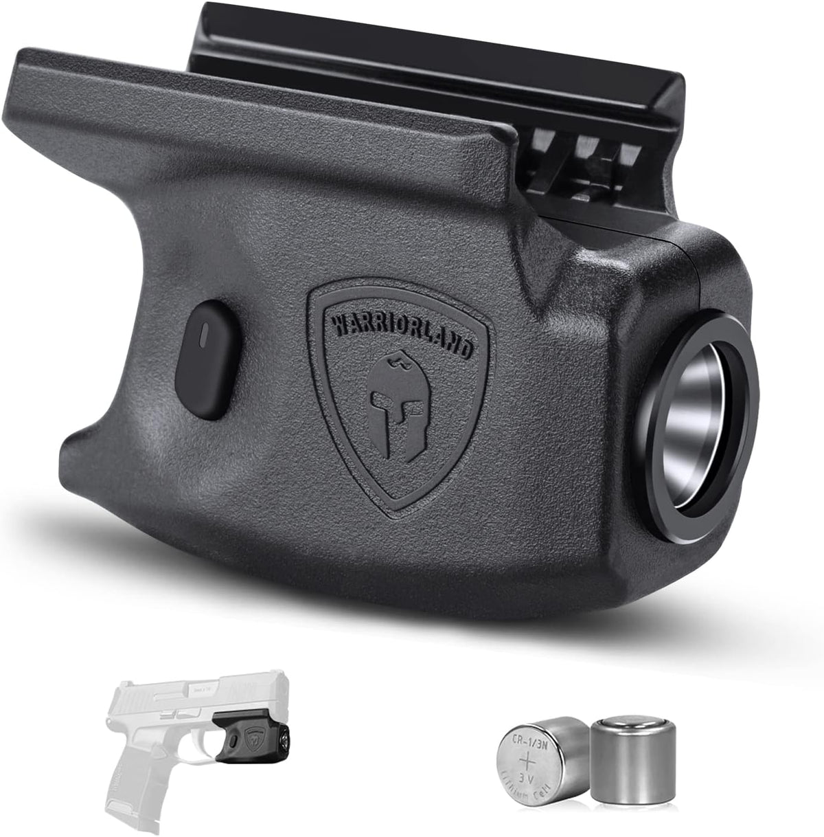 WARRIORLAND Mini Gun Light Compatible with Sig Sauer P365 / P365X / P365 XL Pistol, 150 Lumens Sig P365 Handgun Light, Rail Mount LED Tactical Flashlight P365 SL-1 WARRIORLAND