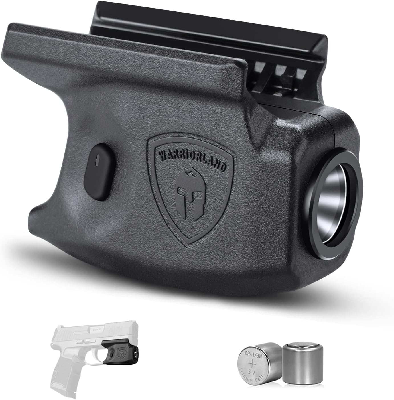 WARRIORLAND Mini Gun Light Compatible with Sig Sauer P365 / P365X / P365 XL Pistol, 150 Lumens Sig P365 Handgun Light, Rail Mount LED Tactical Flashlight P365 SL-1 WARRIORLAND