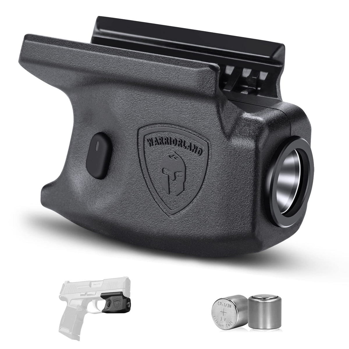 WARRIORLAND Mini Gun Light Compatible with Sig Sauer P365 / P365X / P365 XL Pistol, 150 Lumens Sig P365 Handgun Light, Rail Mount LED Tactical Flashlight P365 SL-1 WARRIORLAND