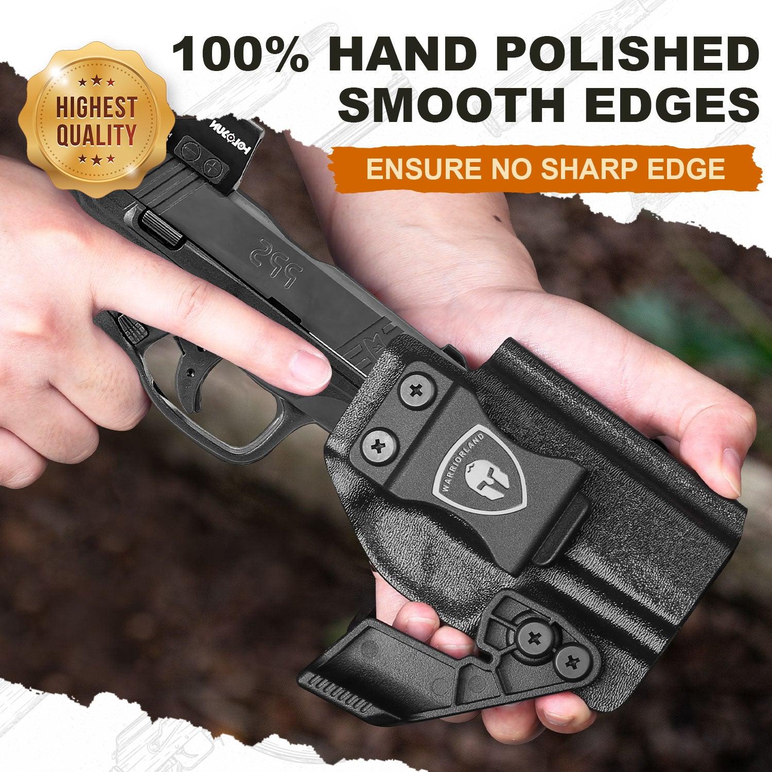 Walther PPS M2 Holster IWB Kydex Holster w/Claw & Optics Cut: Walther PPS M2 Pistol, Inside Waistband Appendix Carry PPS M2 Holster, Adj. Retention & Cant, Right Hand|WARRIORLAND WARRIORLAND