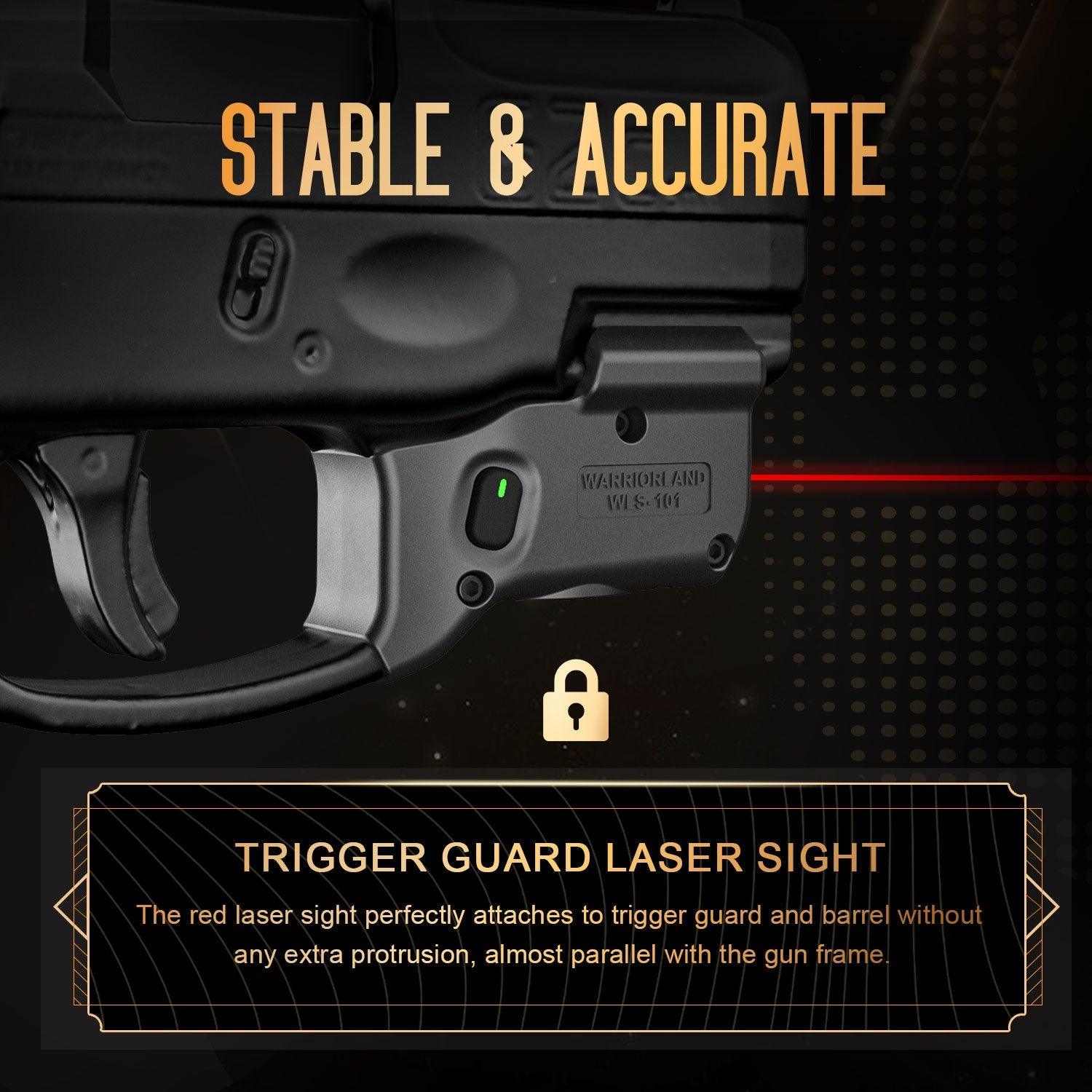 Red Laser Sight and Kydex Holster Combo Tailored Fit Taurus G2C/G3C/PT111 Millennium G2/PT140, Ultra Compact G2C Beam Sight, Gun Sight with Ambidextrous On/Off Switch & Power Indicator|WARRIORLAND WARRIORLAND